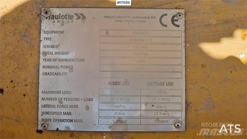 Haulotte Compact 12 Schaarhoogwerkers