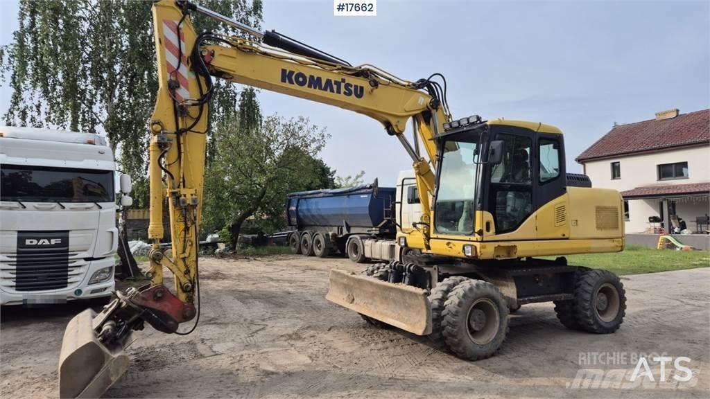 Komatsu PW 160 Wielgraafmachines