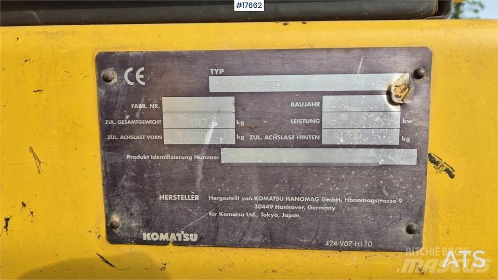 Komatsu PW 160 Wielgraafmachines