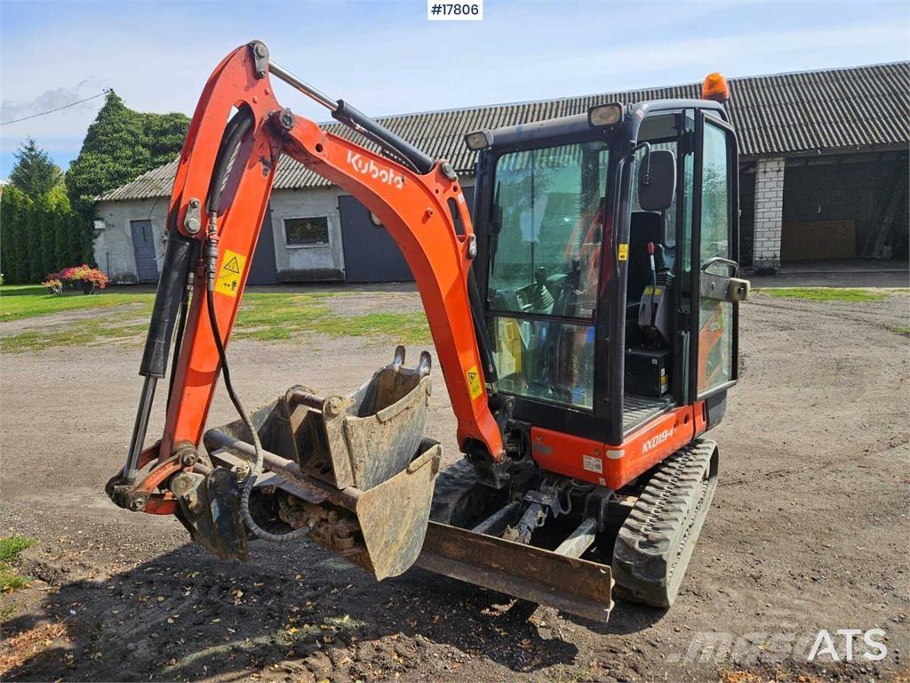 Kubota KX019-4 Minigraafmachines < 7t