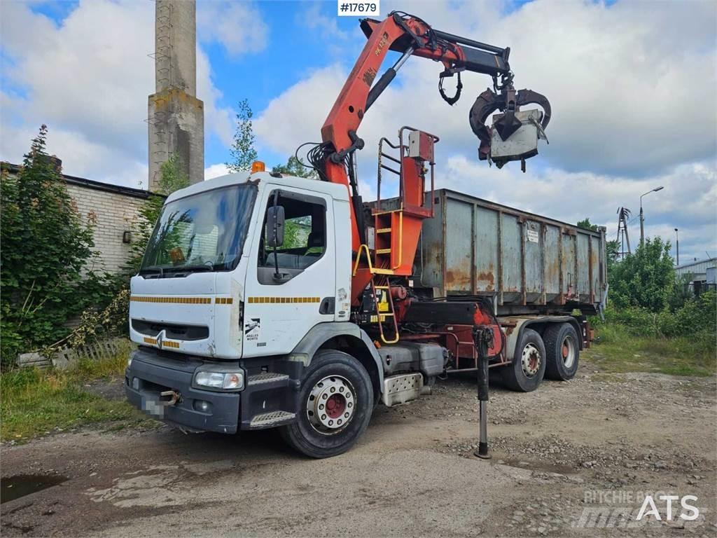 Renault Premium 340 Vrachtwagen met containersysteem