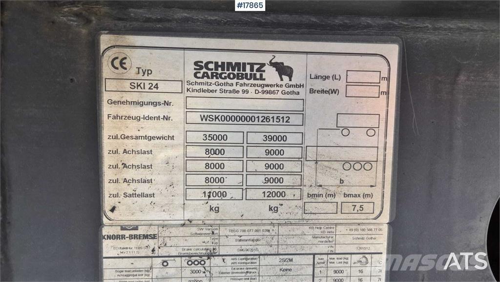 Schmitz SKI 24 7.2 Kippers