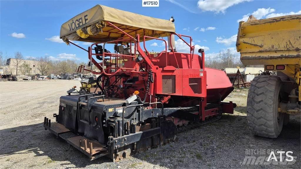 Vögele SUPER 1600 Asfaltafwerkmachines