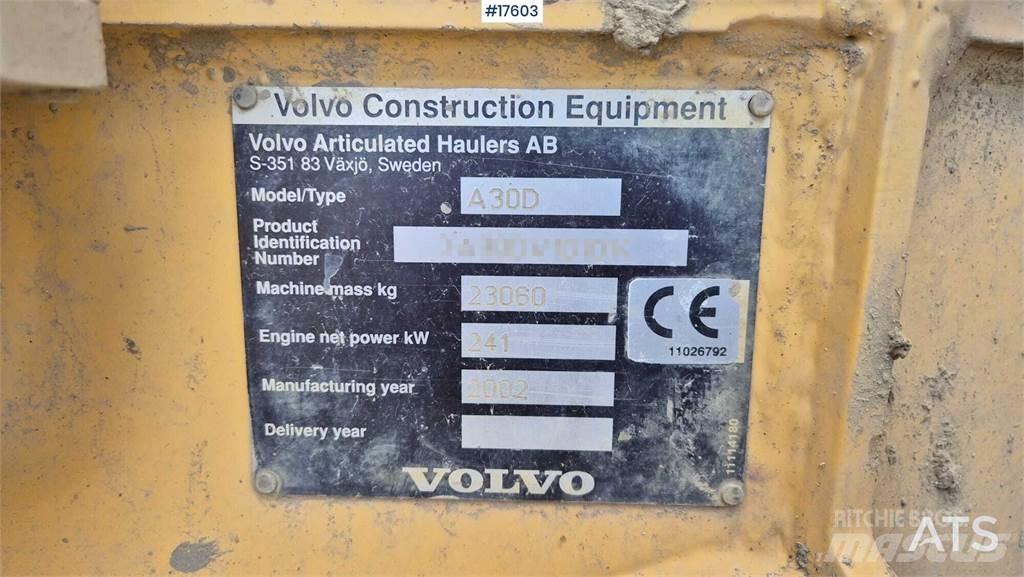 Volvo A30D Knik dumptrucks