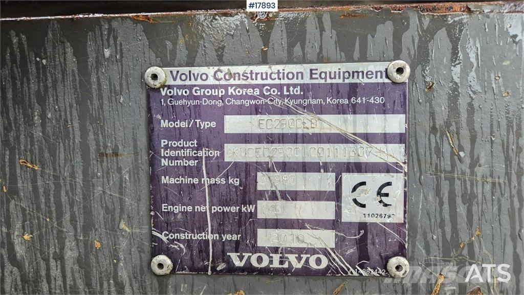 Volvo EC 290 CLD Rupsgraafmachines
