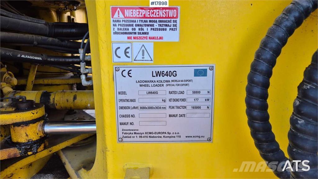 XCMG LW 640 G Wielladers