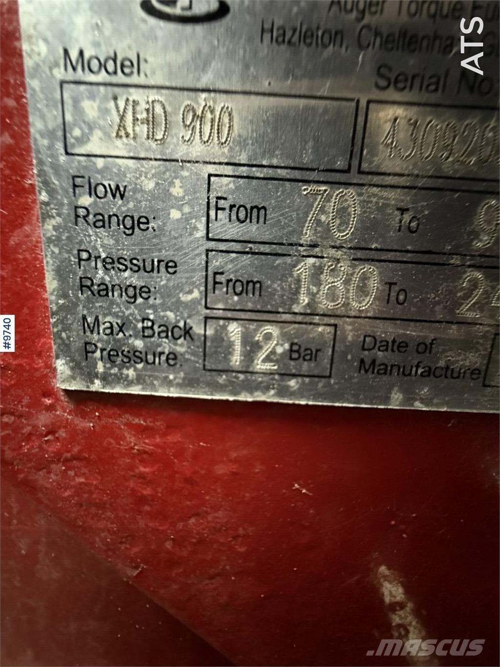 Auger Torque XHD 900 Graafarmen