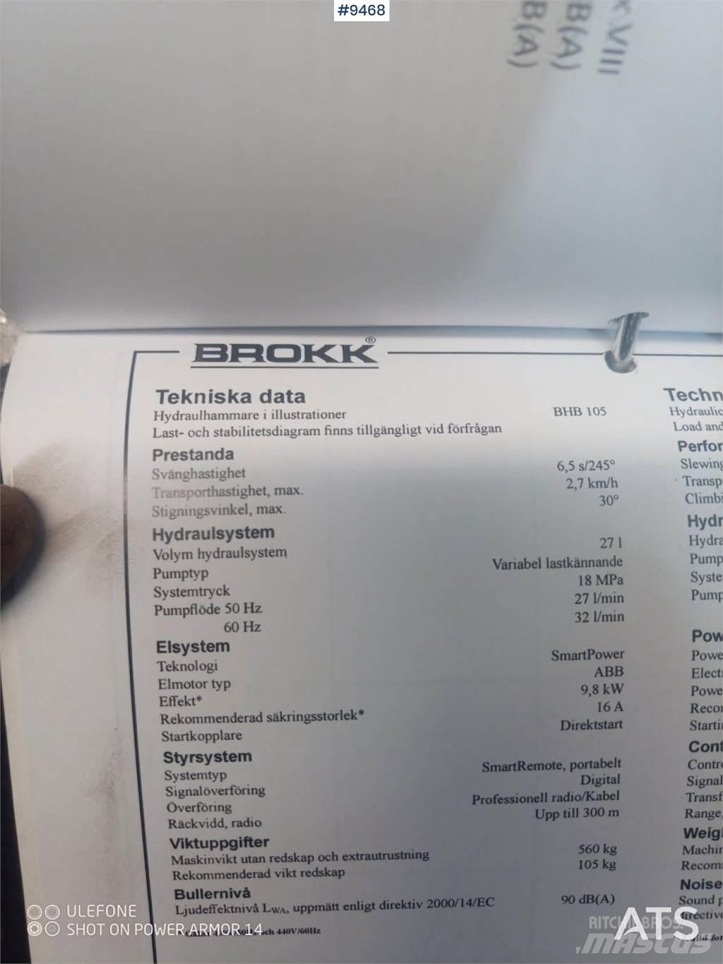 Brokk 70 Bouw - Overige