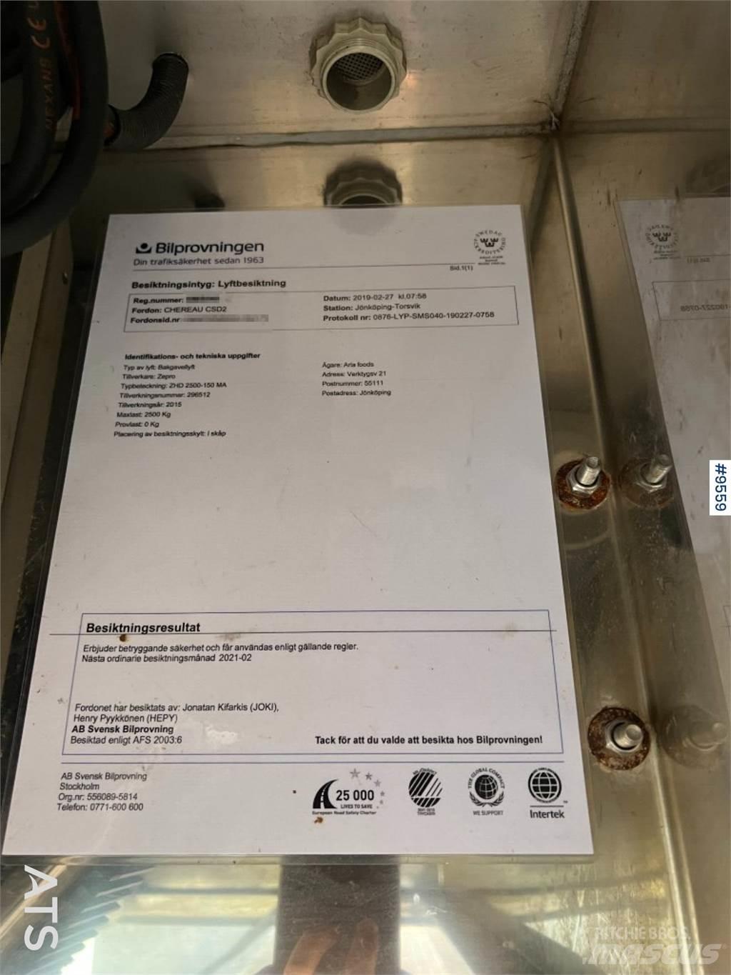 Chereau CSD2 Containerchassis