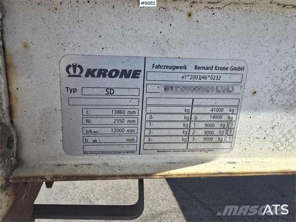Krone trailer Schuifzeilen