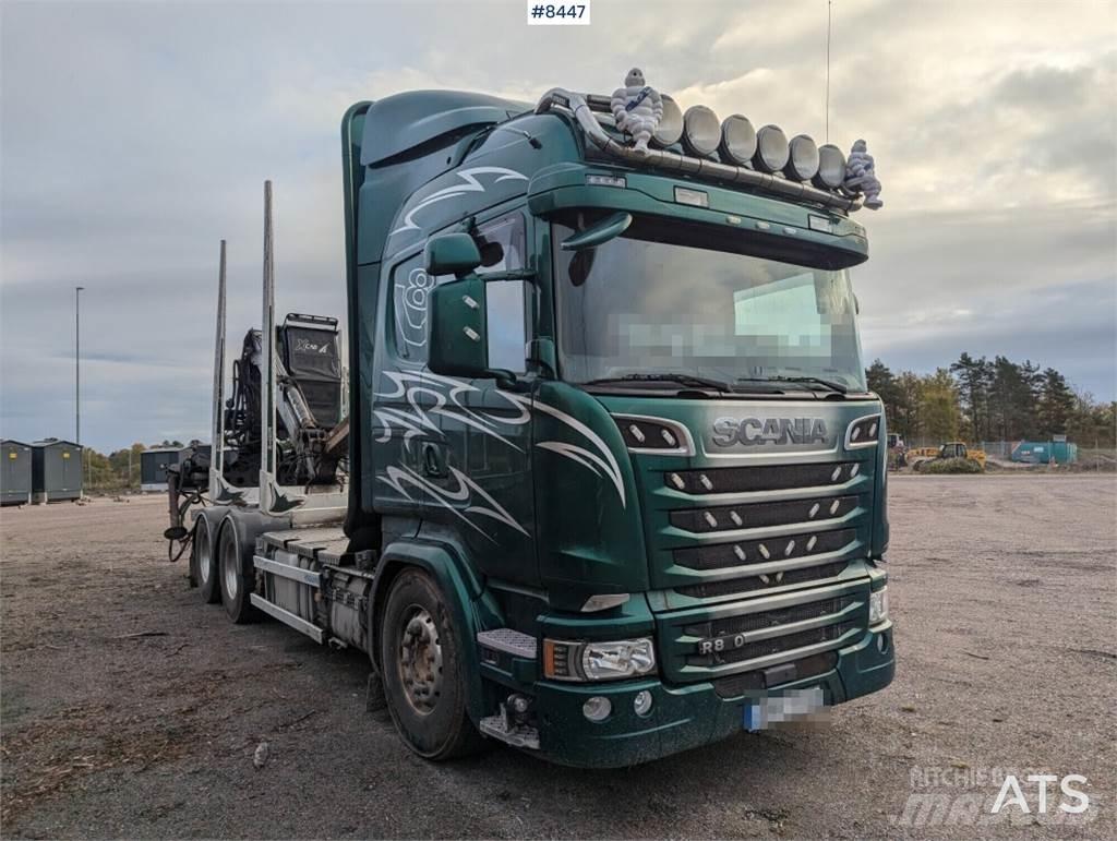 Scania R580LB 6X4 HNB Hout-Bakwagens