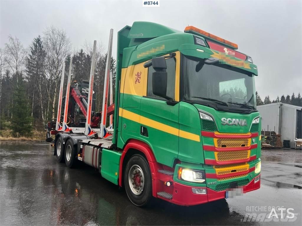 Scania R650 6X4 Hout-Bakwagens