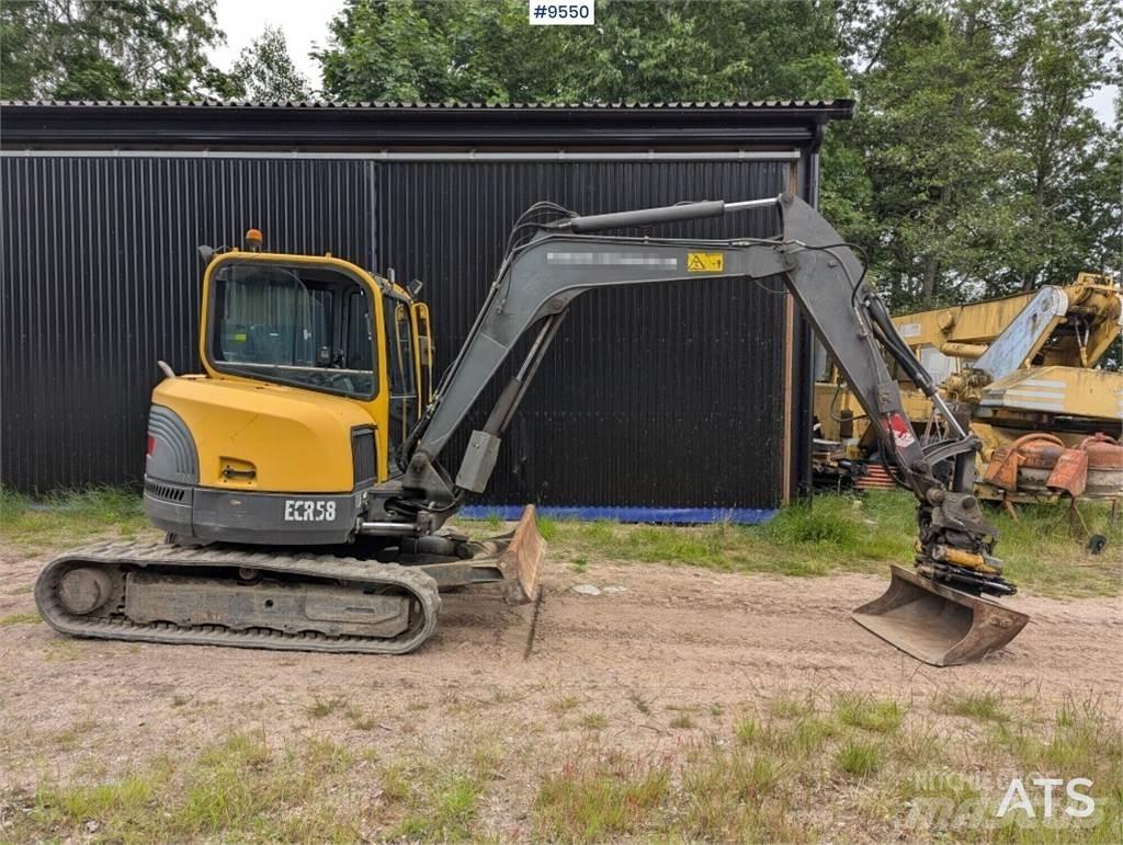 Volvo ECR58 Minigraafmachines < 7t