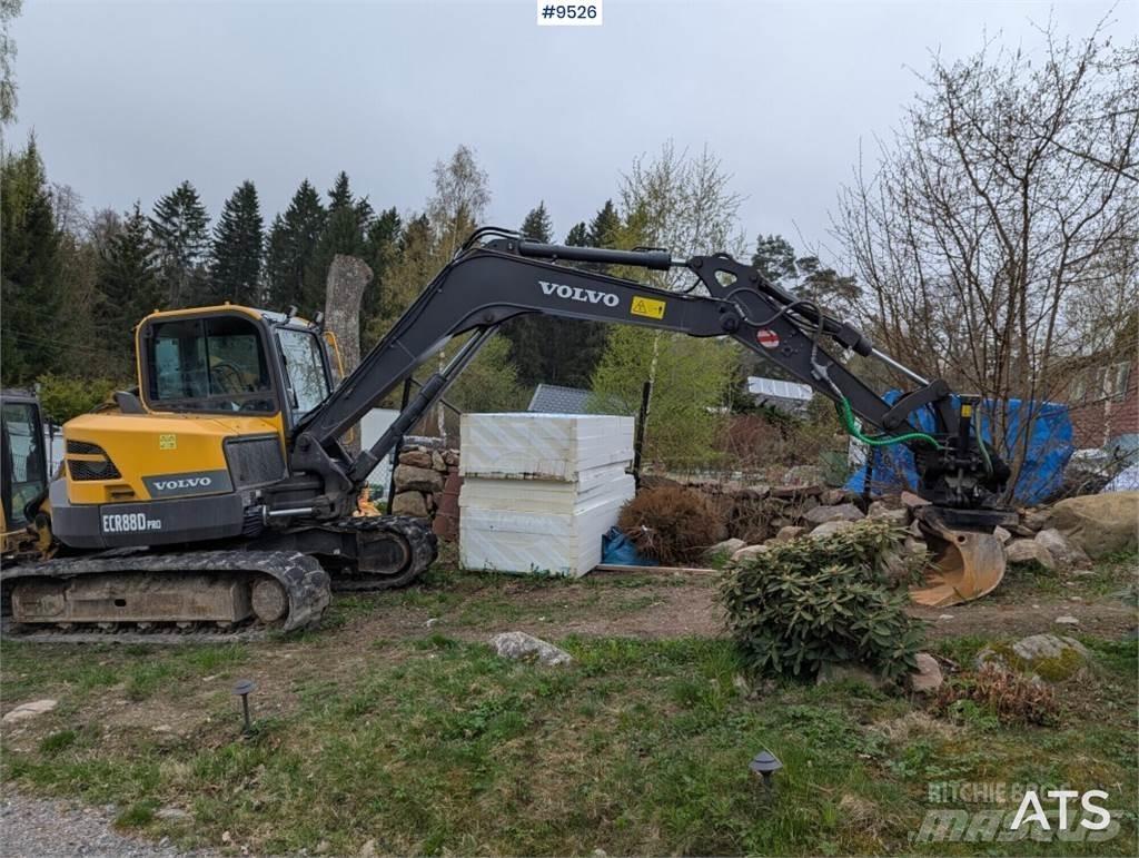 Volvo ECR88D PRO Midigraafmachines 7t - 12t