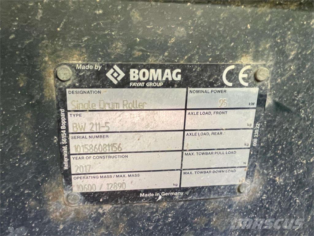 Bomag BW 211-5 Trilrolwalsen