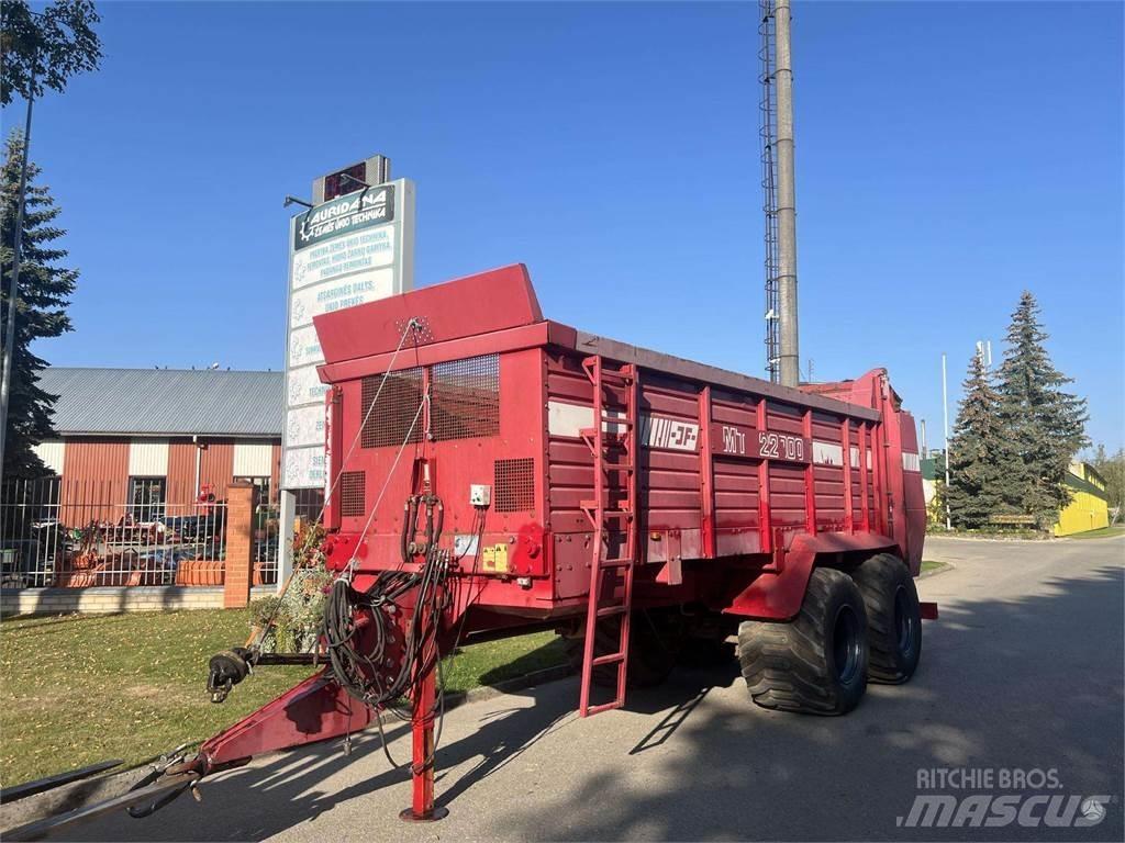 JF MT 22000 Balenhakselaars, -snijders en -afwikkelaars