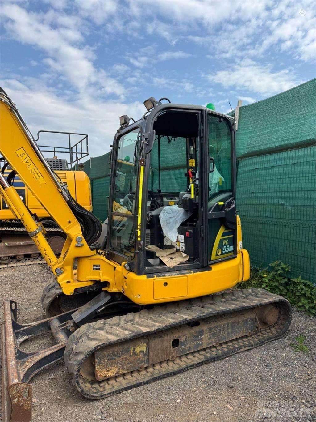 Komatsu PC55MR-5 Rupsgraafmachines