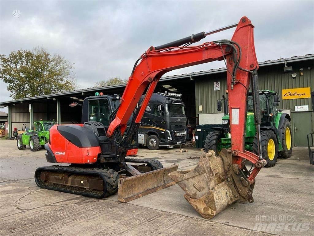 Kubota KX080-4 Rupsgraafmachines