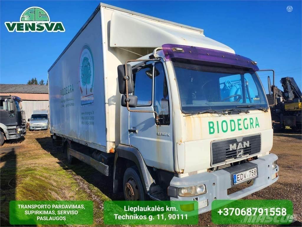 MAN LE 160 C Bakwagens met gesloten opbouw
