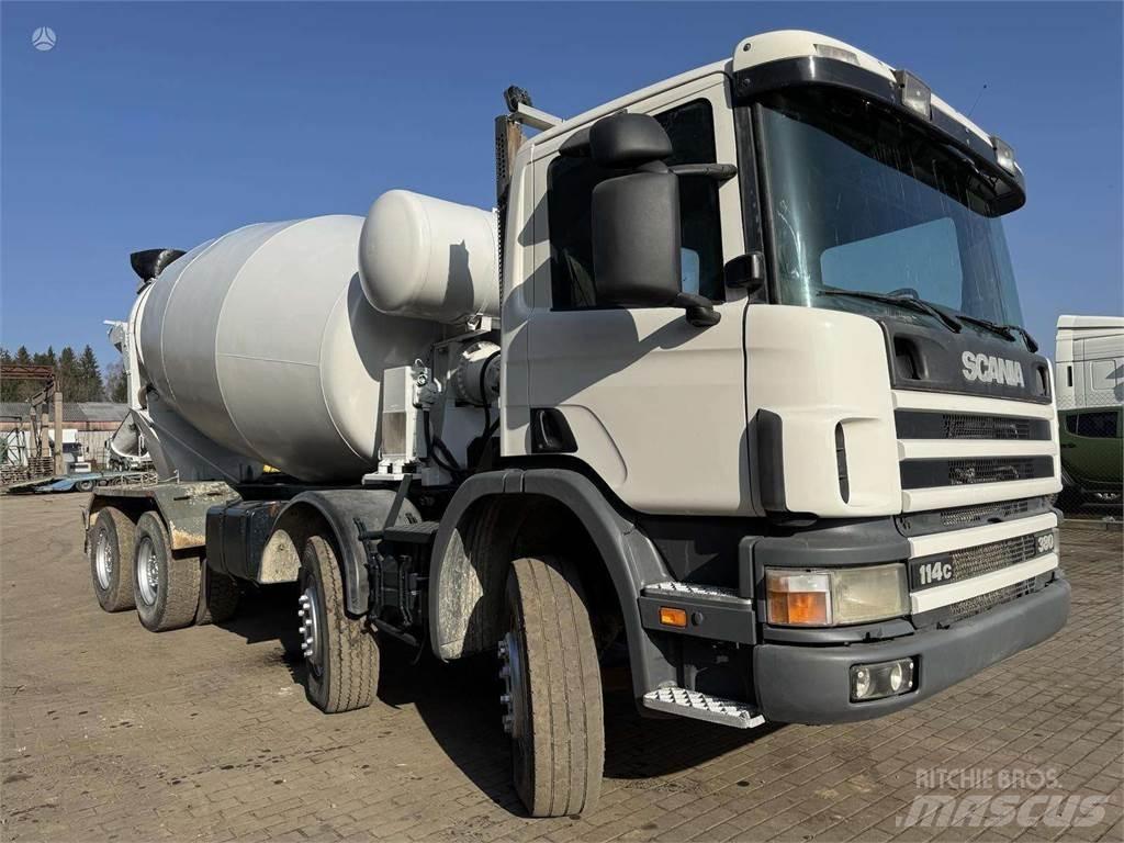 Scania P124 8x4 Betonmixers en pompen
