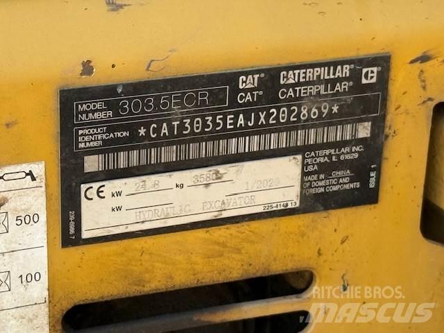 CAT 303.5ECR Minigraafmachines < 7t