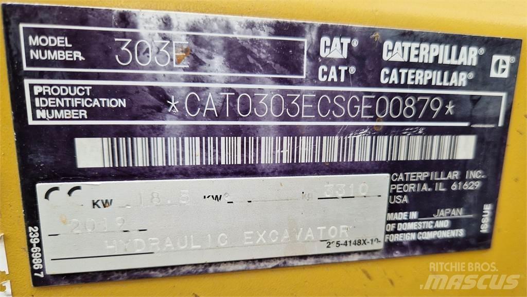 CAT 303E Minigraafmachines < 7t