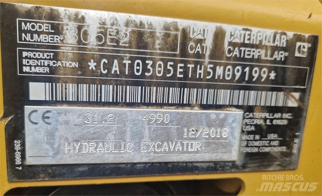 CAT 305E2 Minigraafmachines < 7t
