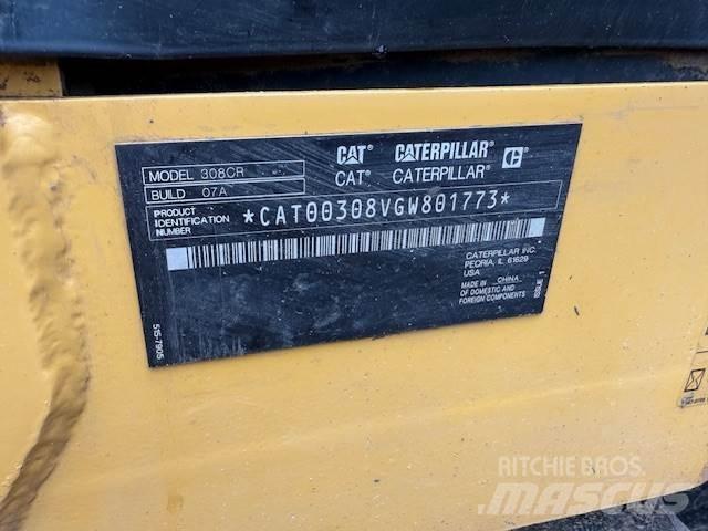 CAT 308 Minigraafmachines < 7t