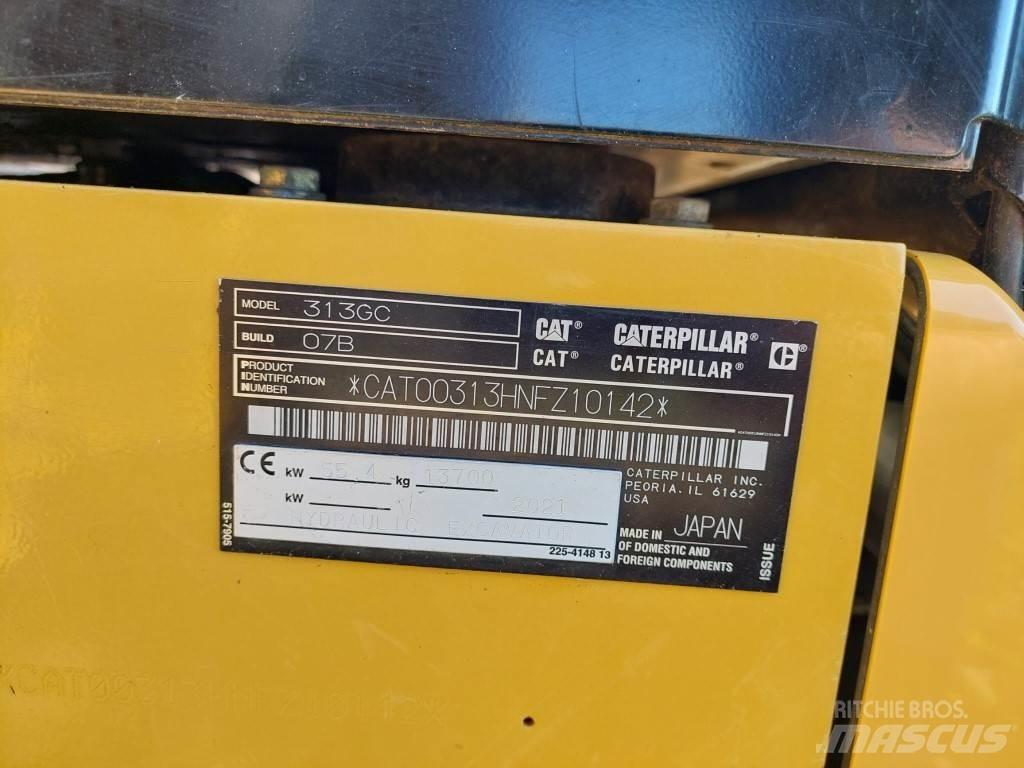 CAT 313GC Rupsgraafmachines