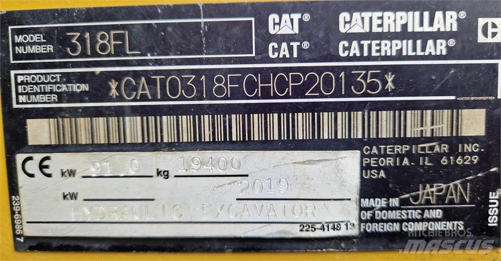 CAT 318FL Rupsgraafmachines