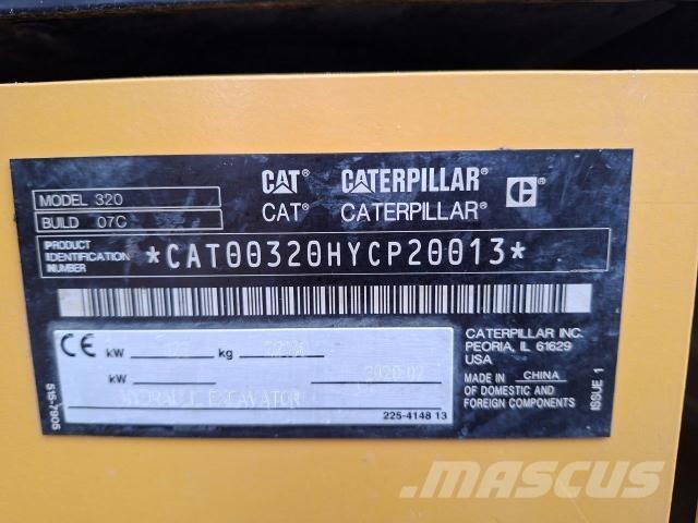 CAT 320-07 Rupsgraafmachines