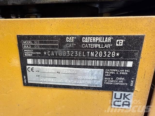 CAT 323-07 Rupsgraafmachines