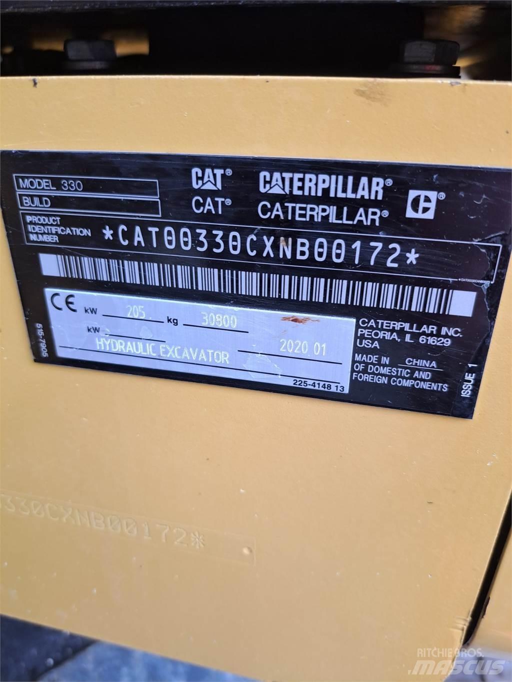 CAT 330 Rupsgraafmachines