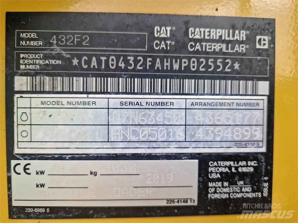 CAT 432F2 Graaf-laadcombinaties
