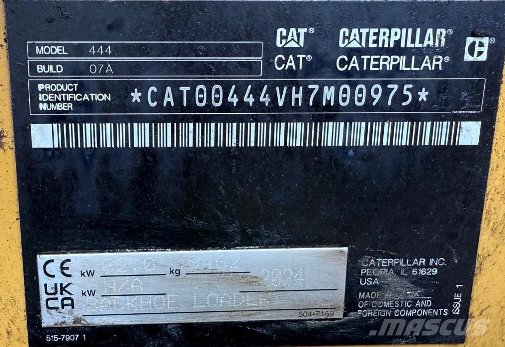 CAT 444 Graaf-laadcombinaties