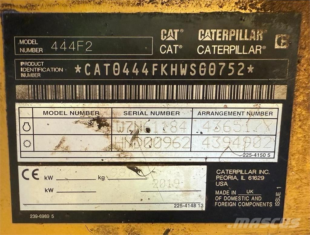 CAT 444F2 Graaf-laadcombinaties