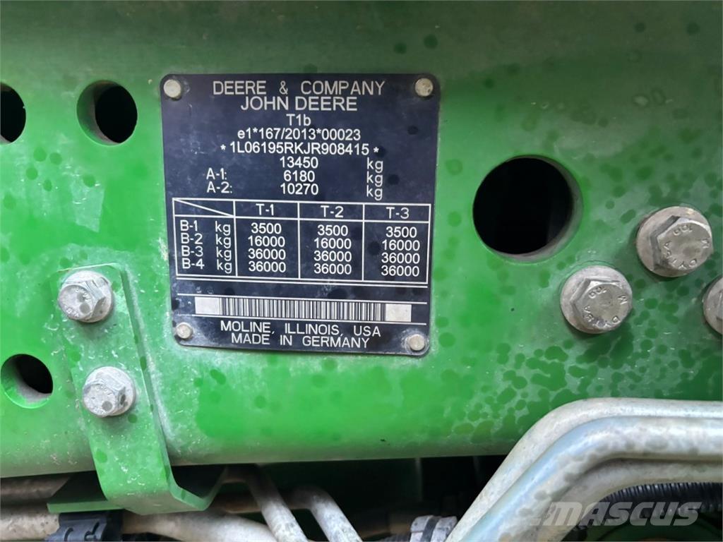 John Deere 6195R Tractoren