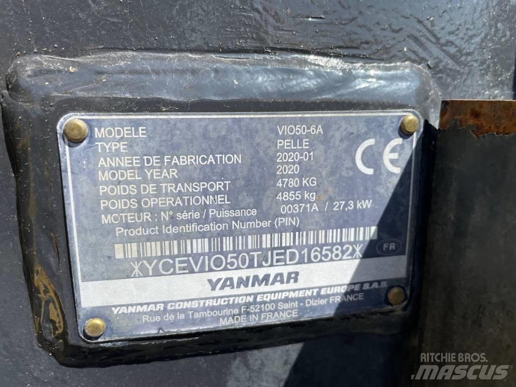 Yanmar Vio 50-6 Minigraafmachines < 7t