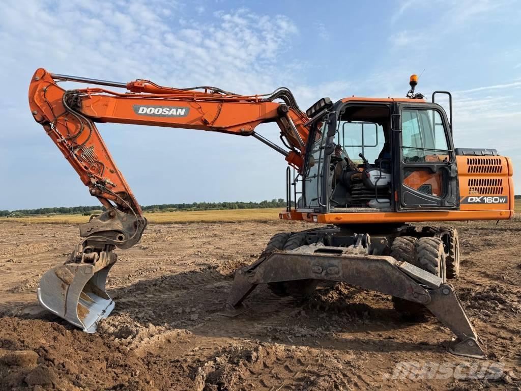 Doosan DX 160 W-3 Wielgraafmachines