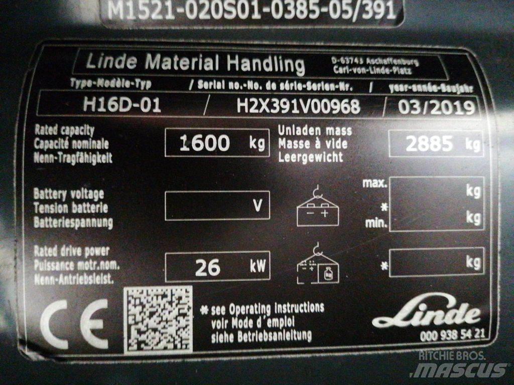 Linde H16D-01 Diesel heftrucks