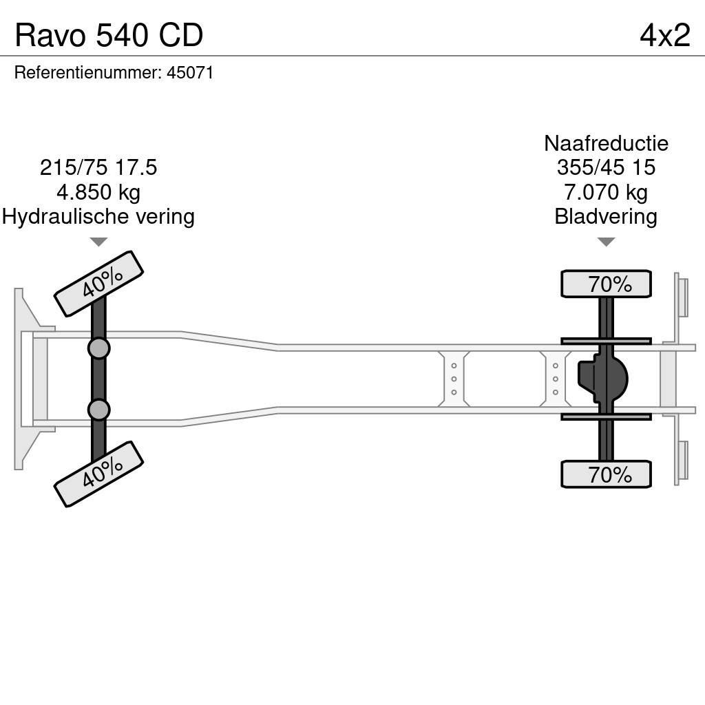Ravo 540 CD Veegwagens