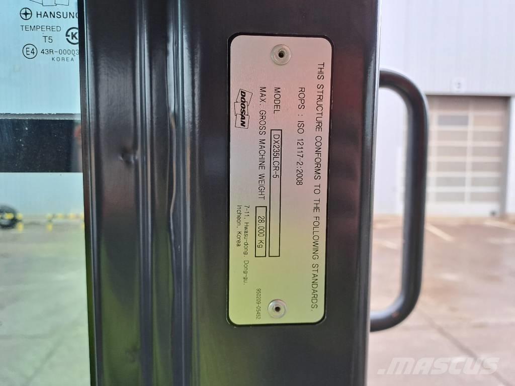 Doosan DX 235 LCR-5 Rupsgraafmachines