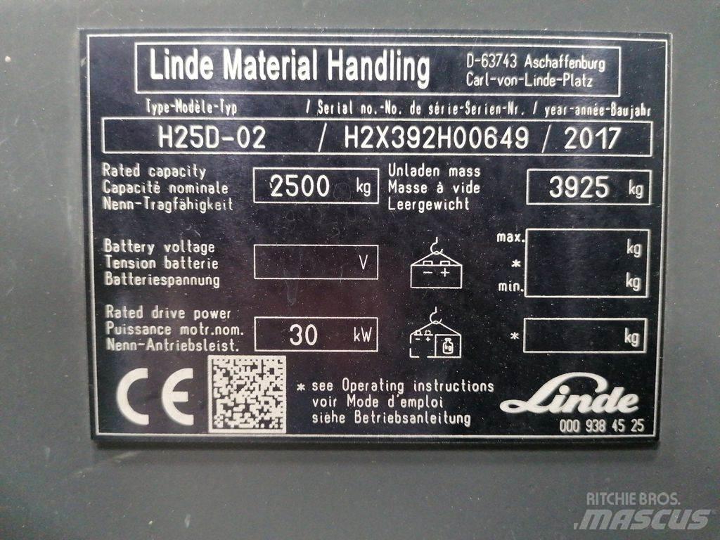 Linde H25D-02 Diesel heftrucks
