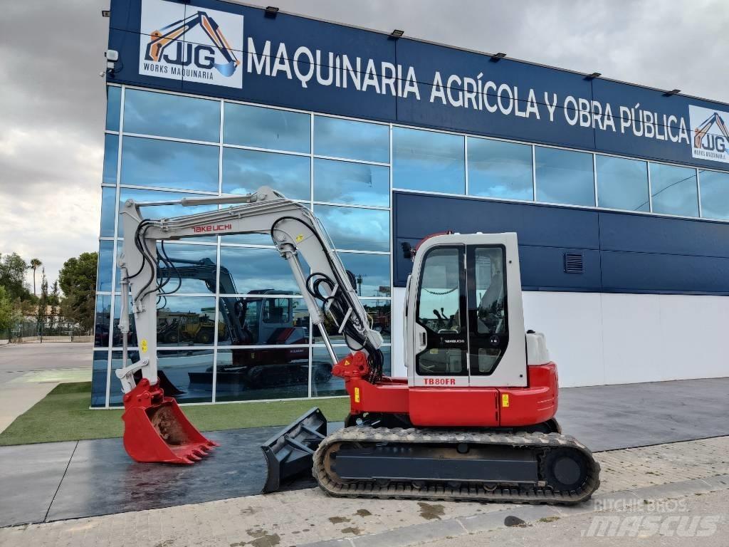 Takeuchi TB 80 FR Minigraafmachines < 7t