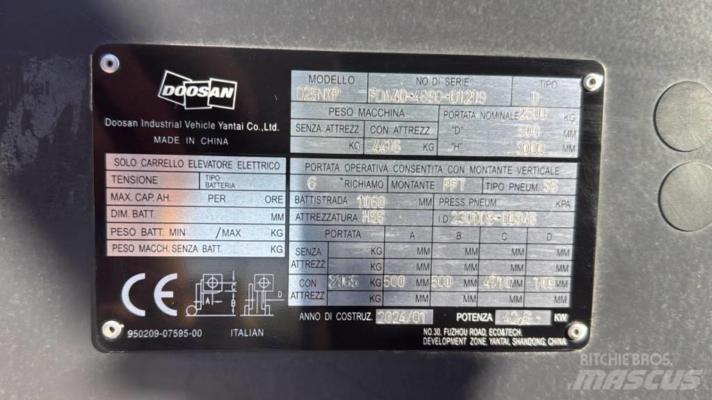 Bobcat D 25 NXP Diesel heftrucks