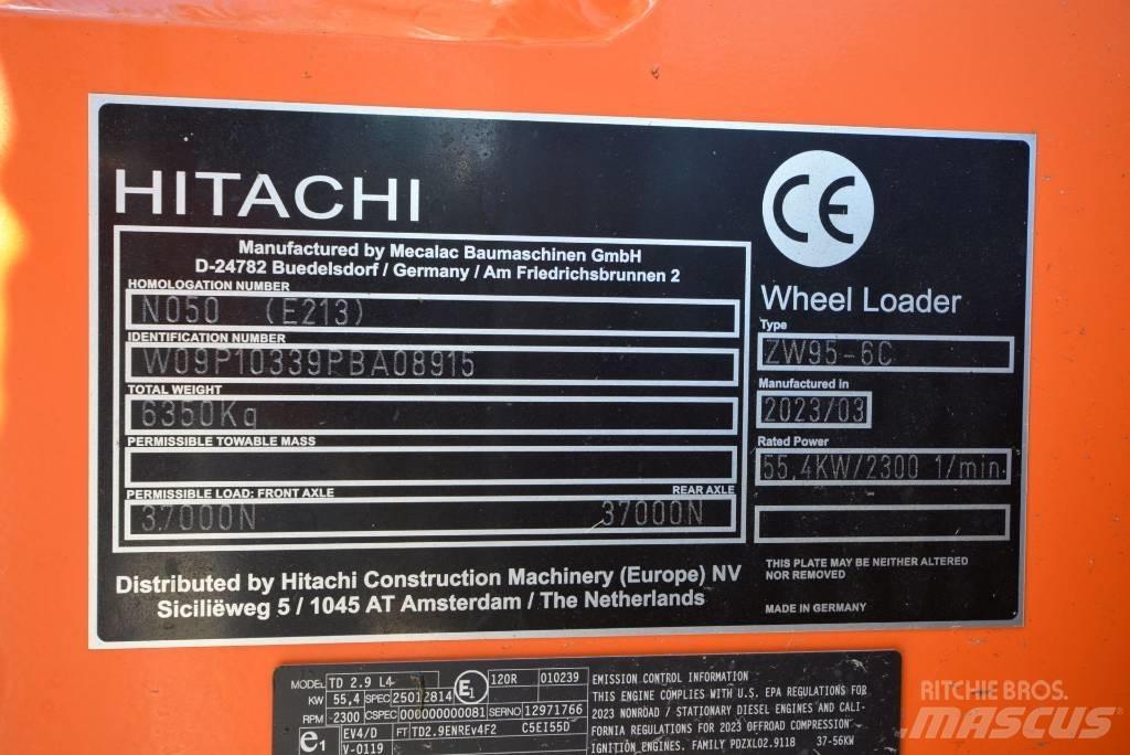 Hitachi ZW 95-6 C Wielladers