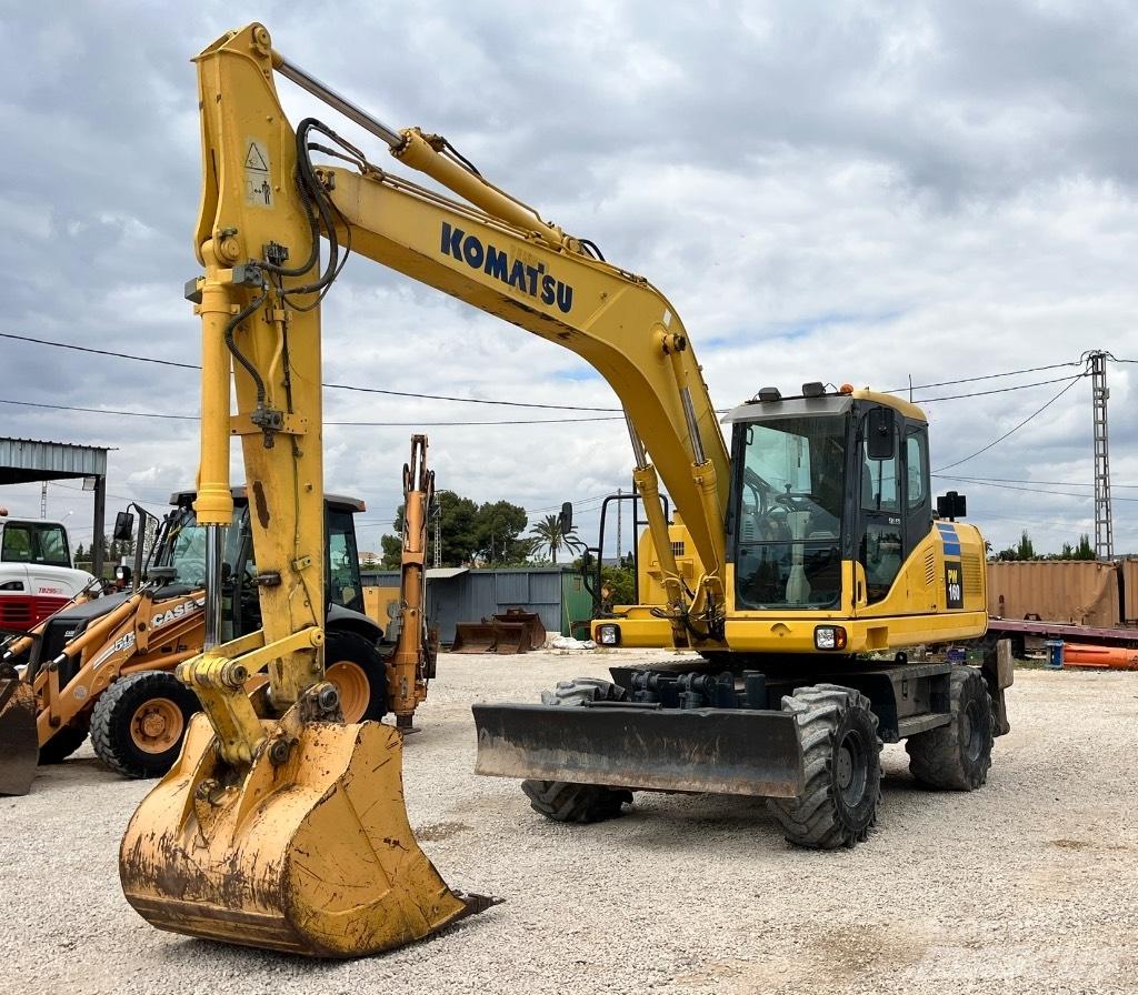 Komatsu PW 160 Wielgraafmachines