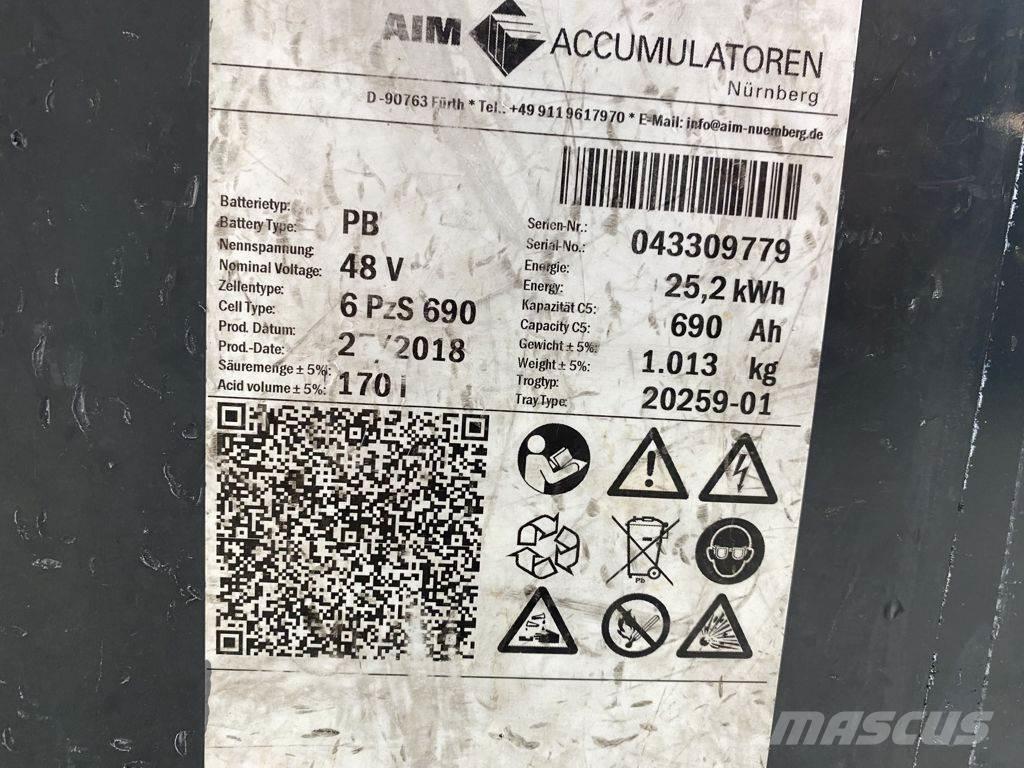 AIM 48V 690Ah Batterijen