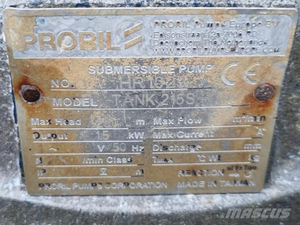 Proril Tank 315S Waterpompen