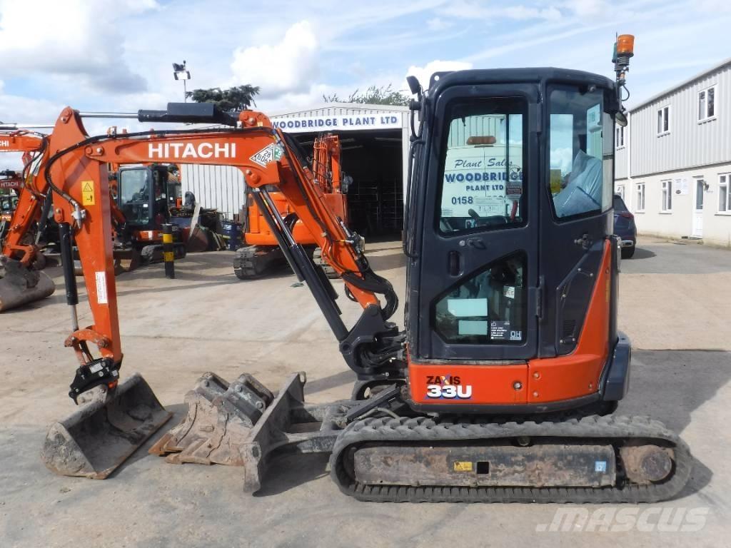 Hitachi ZX 33 U-6 Minigraafmachines < 7t